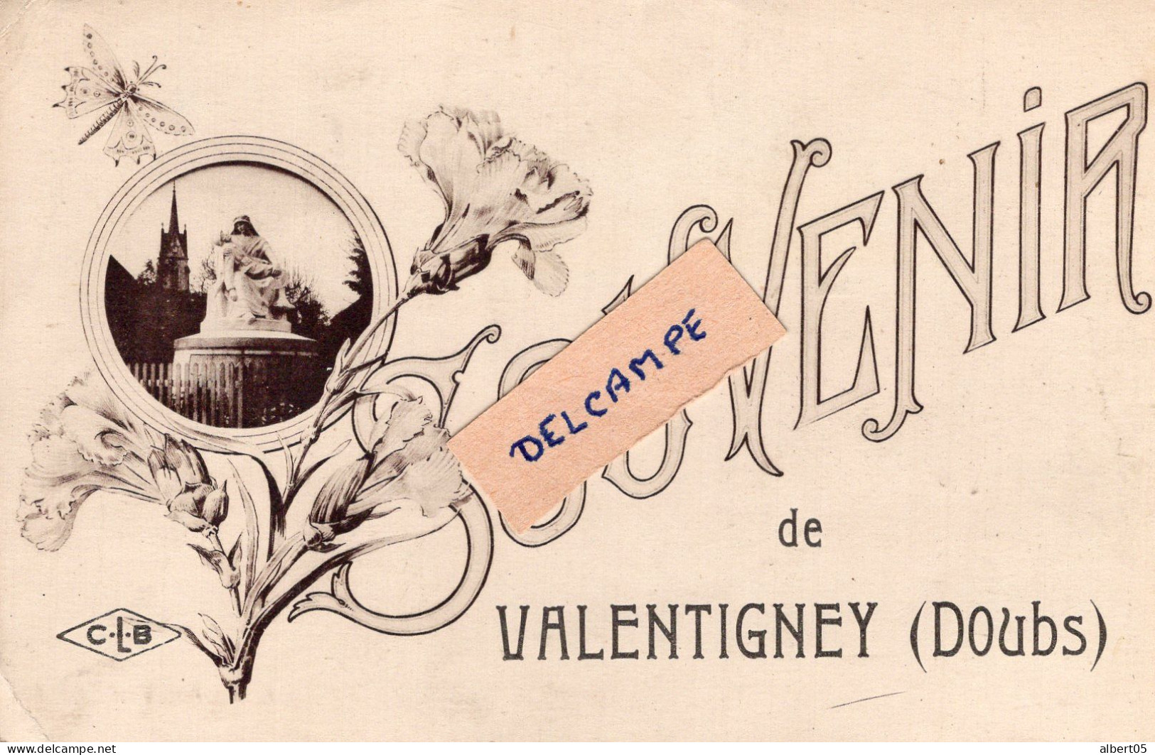 25 - Valentigney - Souvenir De Valentigney - Marque De Censure Au Dos - Valentigney