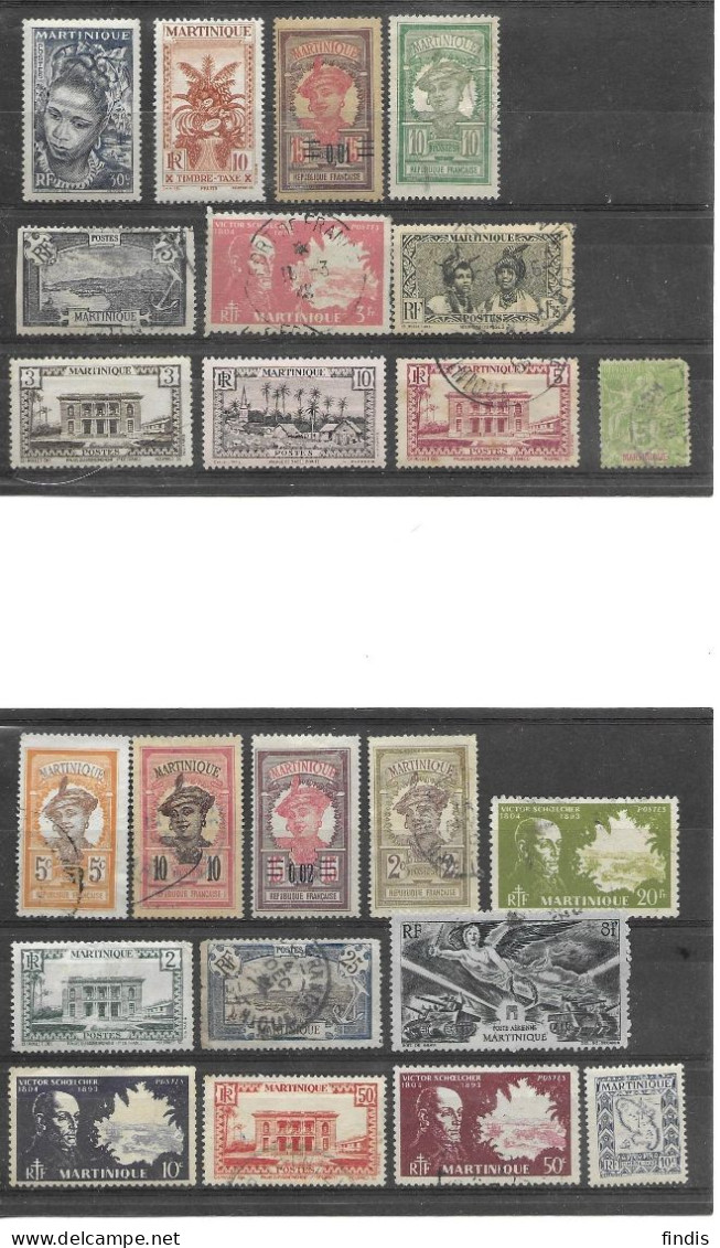 MARTINIQUE Lot */obl - Used Stamps