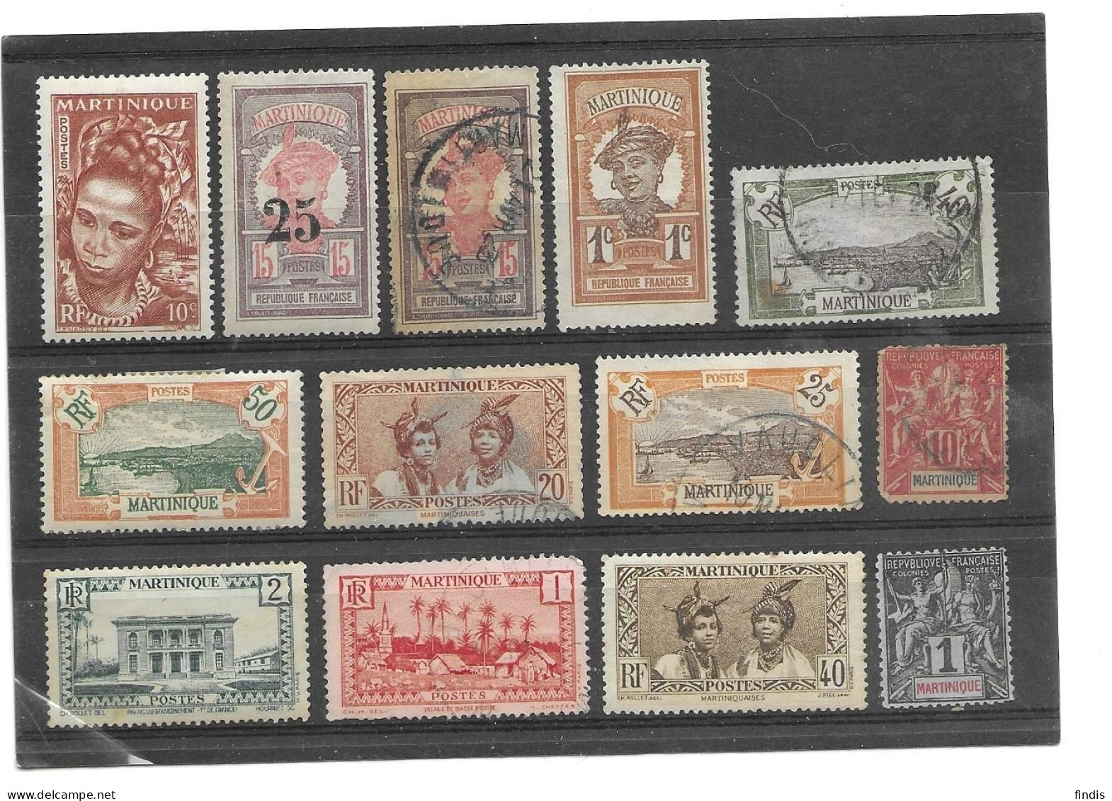 MARTINIQUE Lot */obl - Used Stamps