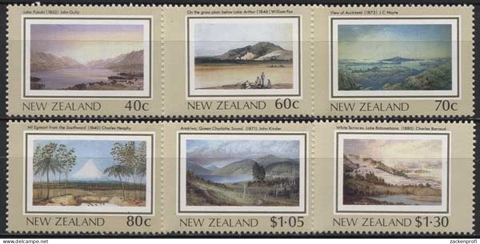 Neuseeland 1988 Kulturerbe Neuseelands Das Land Gemälde 1041/46 Postfrisch - Neufs
