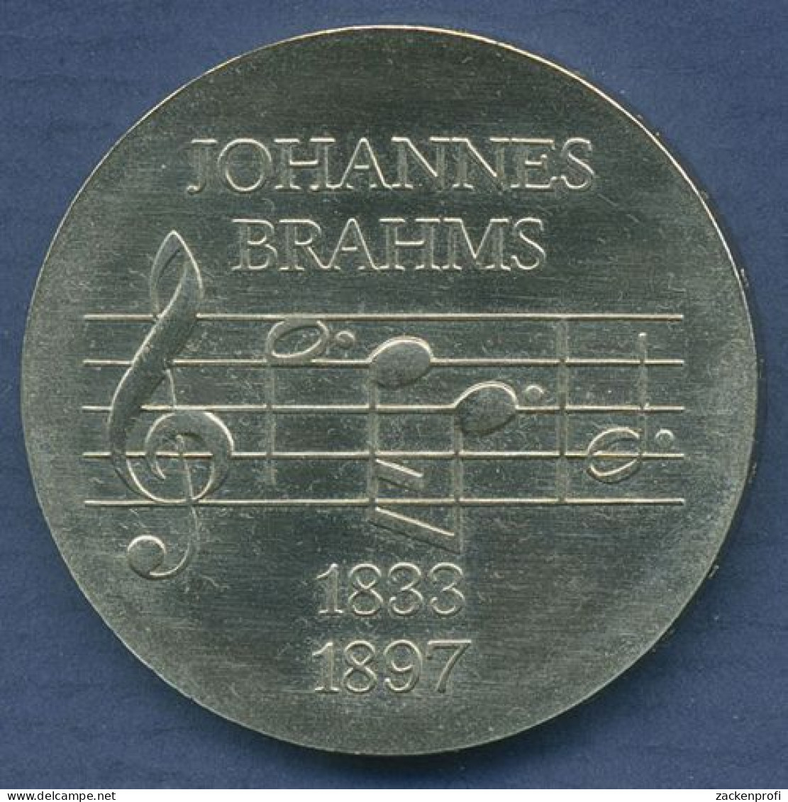 DDR 5 Mark 1972 Johannes Brahms, J 1540 Vz/st (m3725) - 5 Marcos