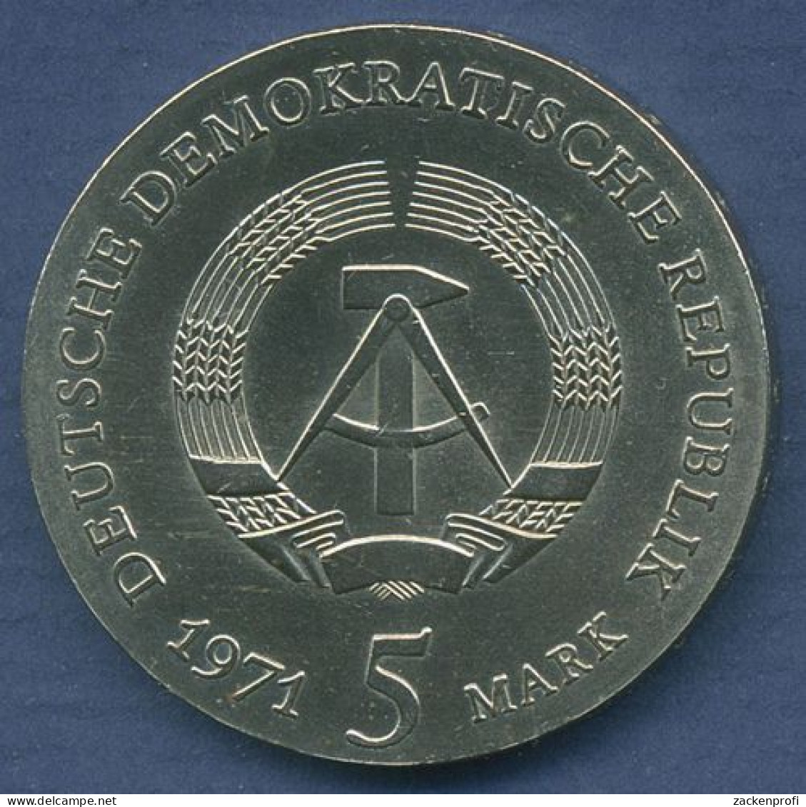 DDR 5 Mark 1971 Johannes Kepler, J 1534 Vz/st (m2906) - 5 Marcos