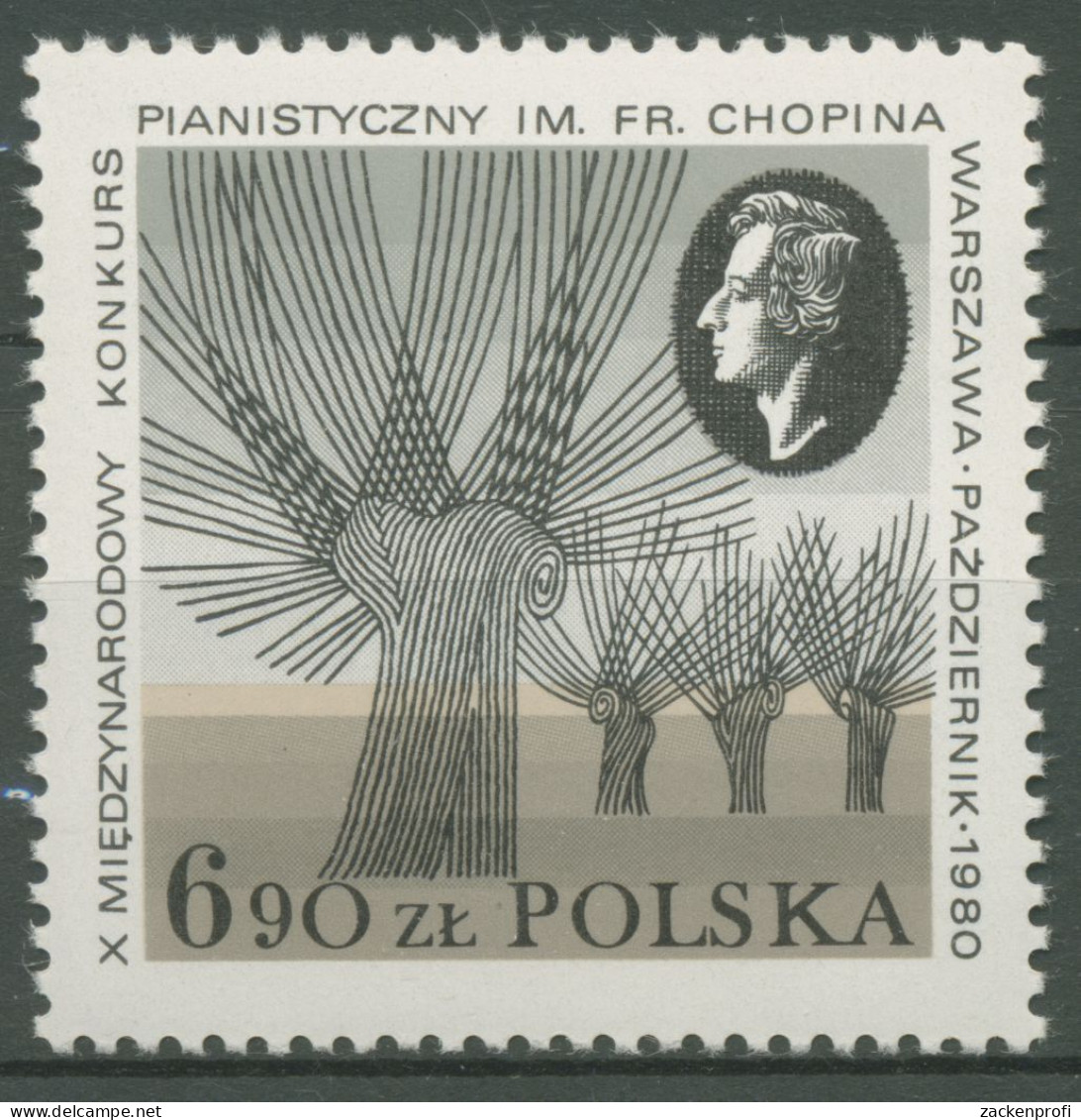 Polen 1980 Frederic Chopin Klavierwettbewerb 2714 Postfrisch - Nuevos