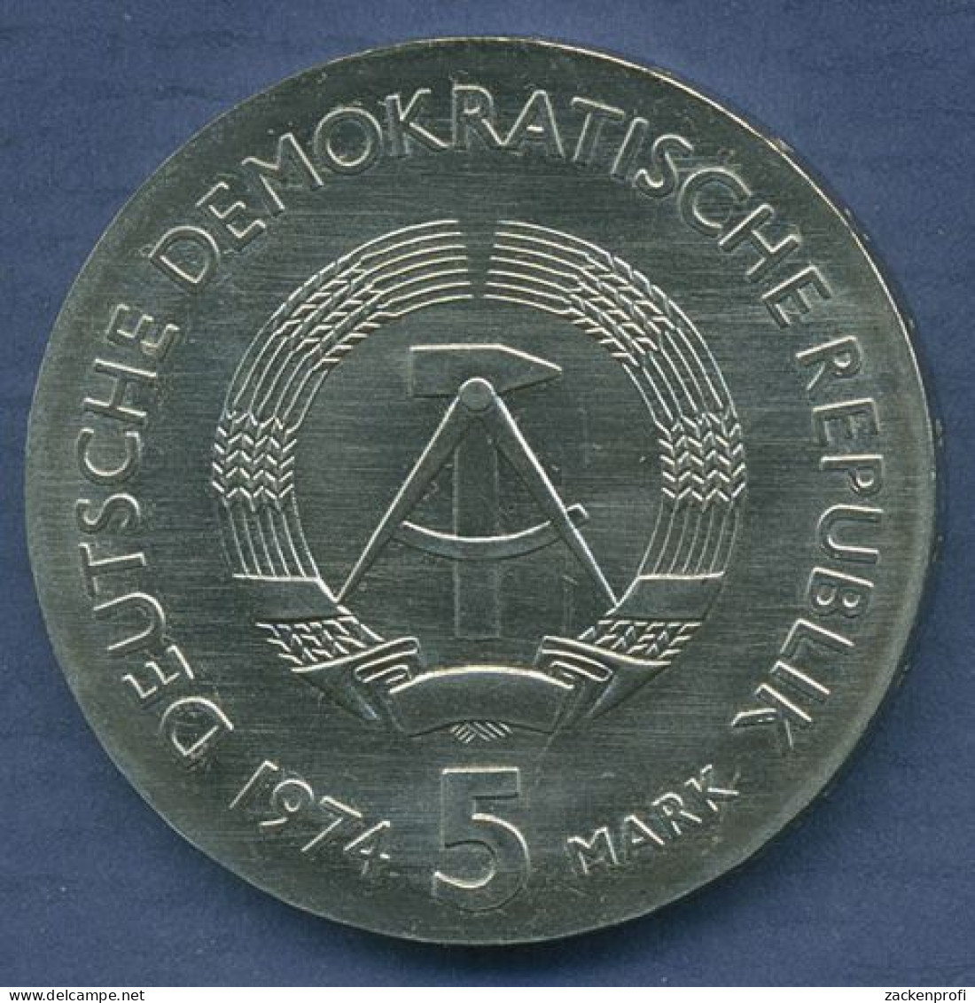 DDR 5 Mark 1974 Philipp Reis Fernsprecher, J 1550 Vz/st (m2909) - 5 Marcos