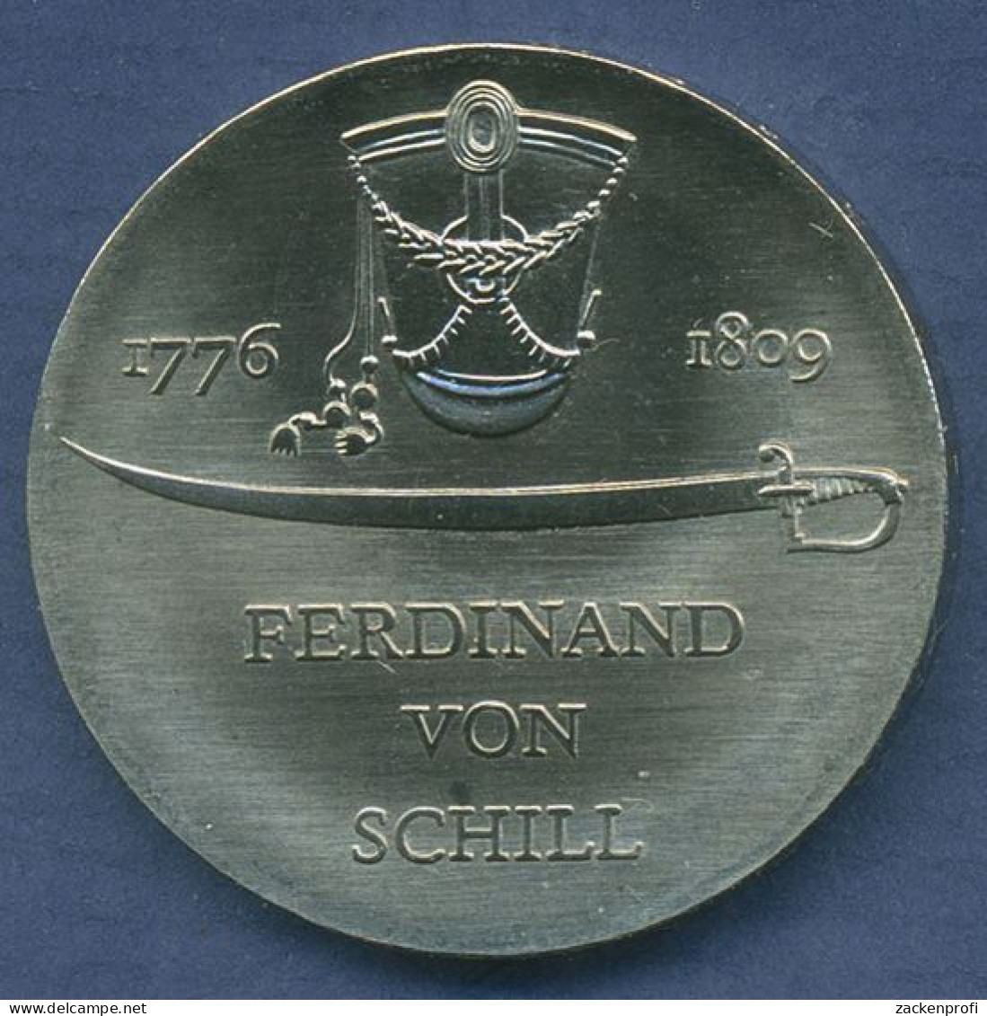 DDR 5 Mark 1976 Ferdinand Von Schill, J 1559 Vz/st (m6224) - 5 Marcos