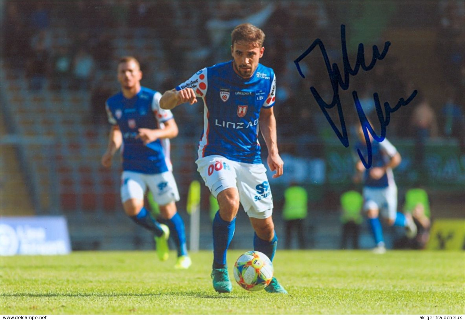 1) Autogramm Nikola Jelisic FC Blau-Weiß Linz 2019 BW Schweinfurt 05 Pipinsried Cloppenburg Planegg Krailling Türkgücü - Autografi