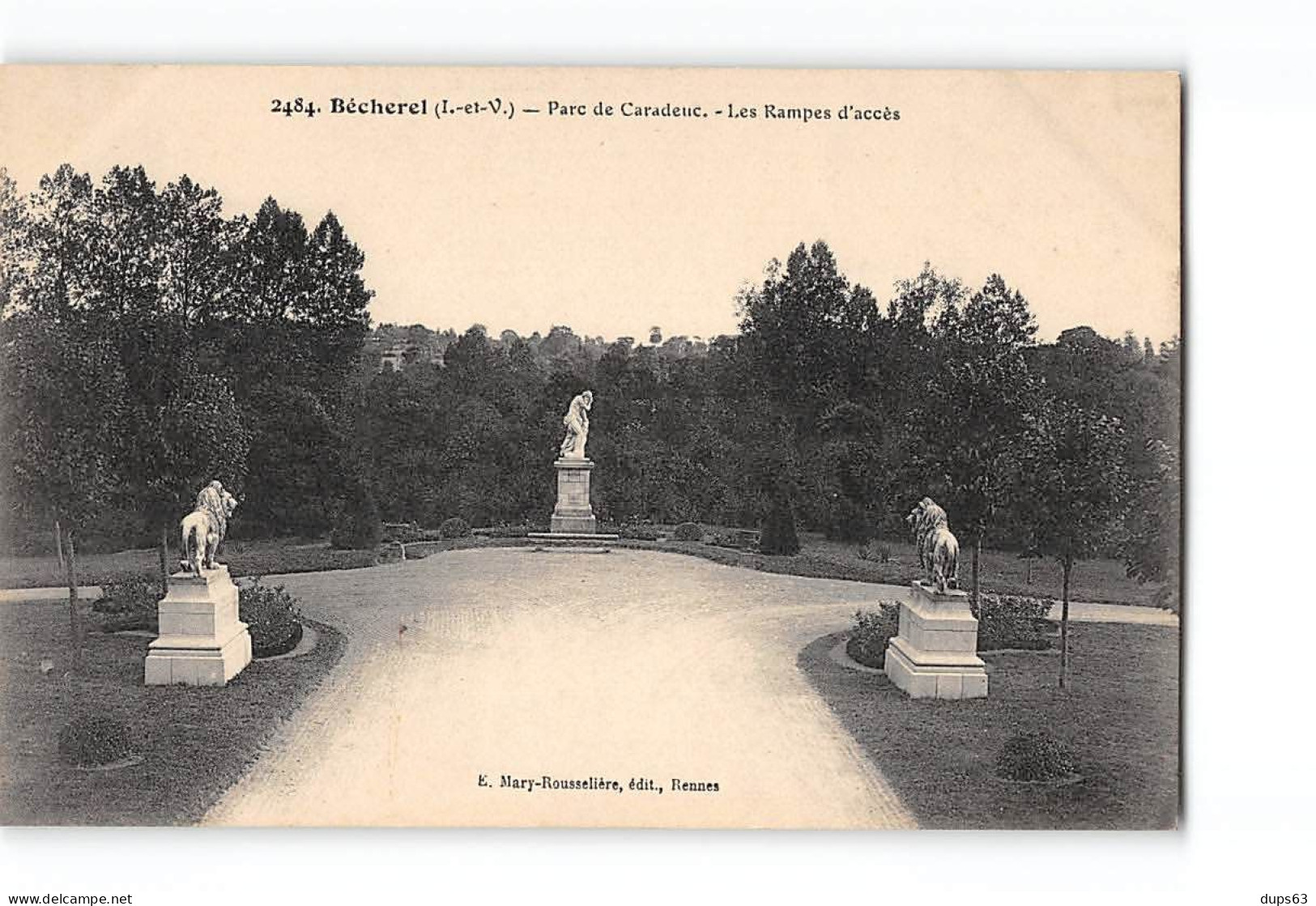 BECHEREL - Parc De Caradeuc - Les Rampes D'Accés - Très Bon état - Bécherel