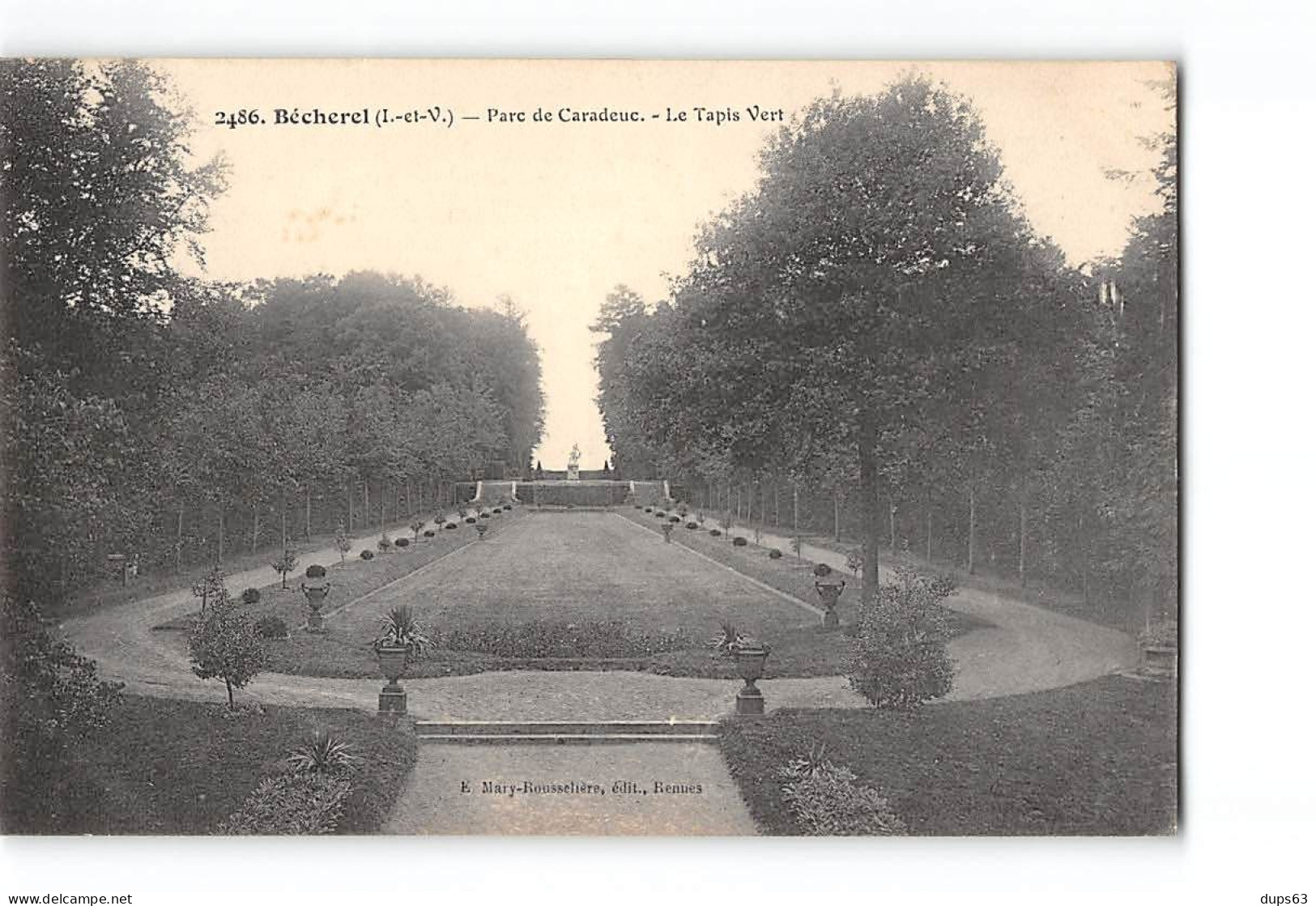 BECHEREL - Parc De Caradeuc - Le Tapis Vert - Très Bon état - Bécherel