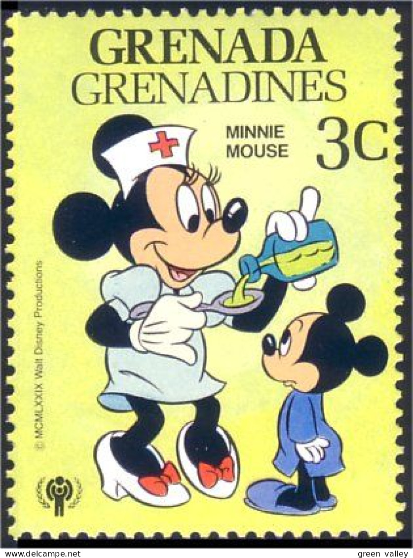 462 Grenada Disney Minnie Infirmiere Nurse MNH ** Neuf SC (GRG-11c) - Médecine