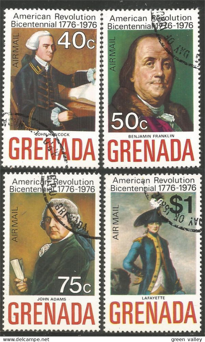 460 Grenada American Bicentennial Airmail High Values (GRE-173) - Indépendance USA