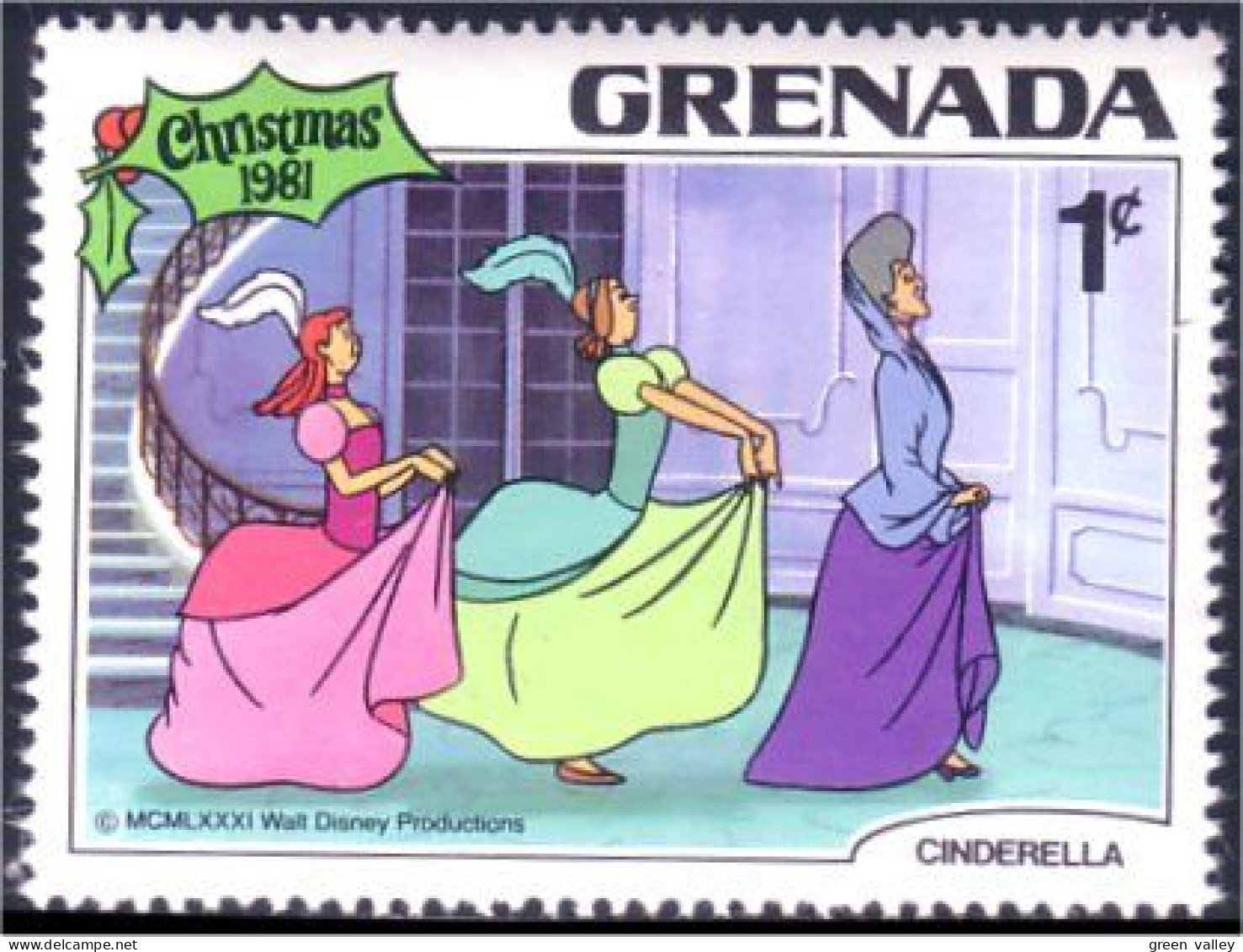 460 Grenada Cendrillon Disney Cinderella Belle-mere Maratre Stepmother MNH ** Neuf SC (GRE-119c) - Kino