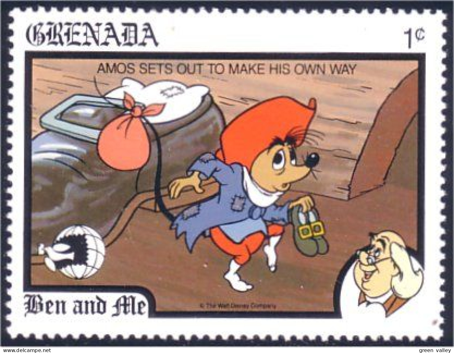 460 Grenada Disney Franklin Mouse Souris MNH ** Neuf SC (GRE-97d) - Roedores