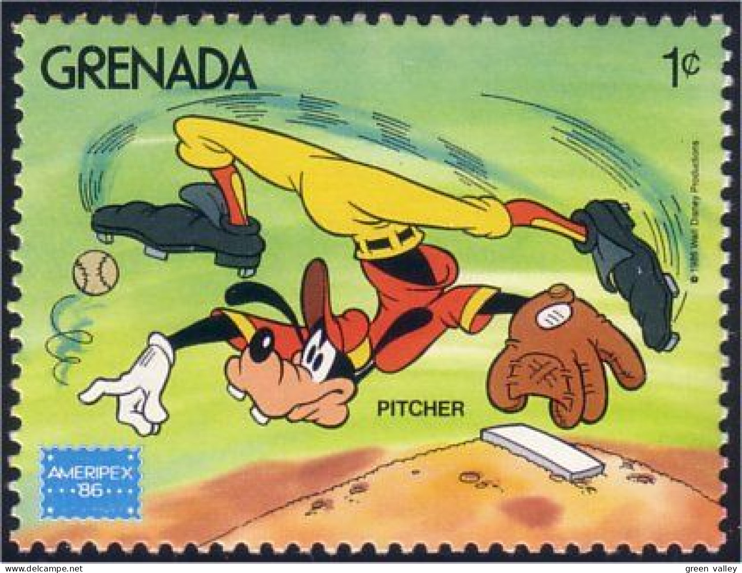 460 Grenada Disney Ameripex 86 MNH ** Neuf SC (GRE-79d) - Esposizioni Filateliche