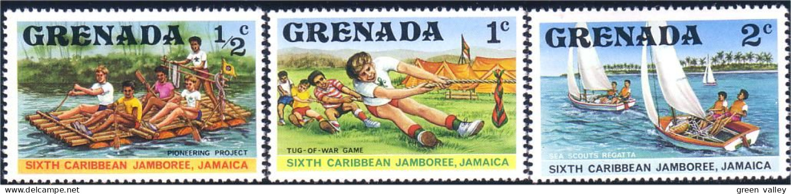 460 Grenada Jamboree Scouts MNH ** Neuf SC (GRE-5a) - Grenada (1974-...)