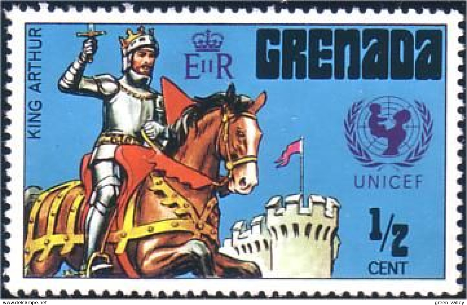 460 Grenada Unicef Roi Arthur MNH ** Neuf SC (GRE-4b) - UNICEF