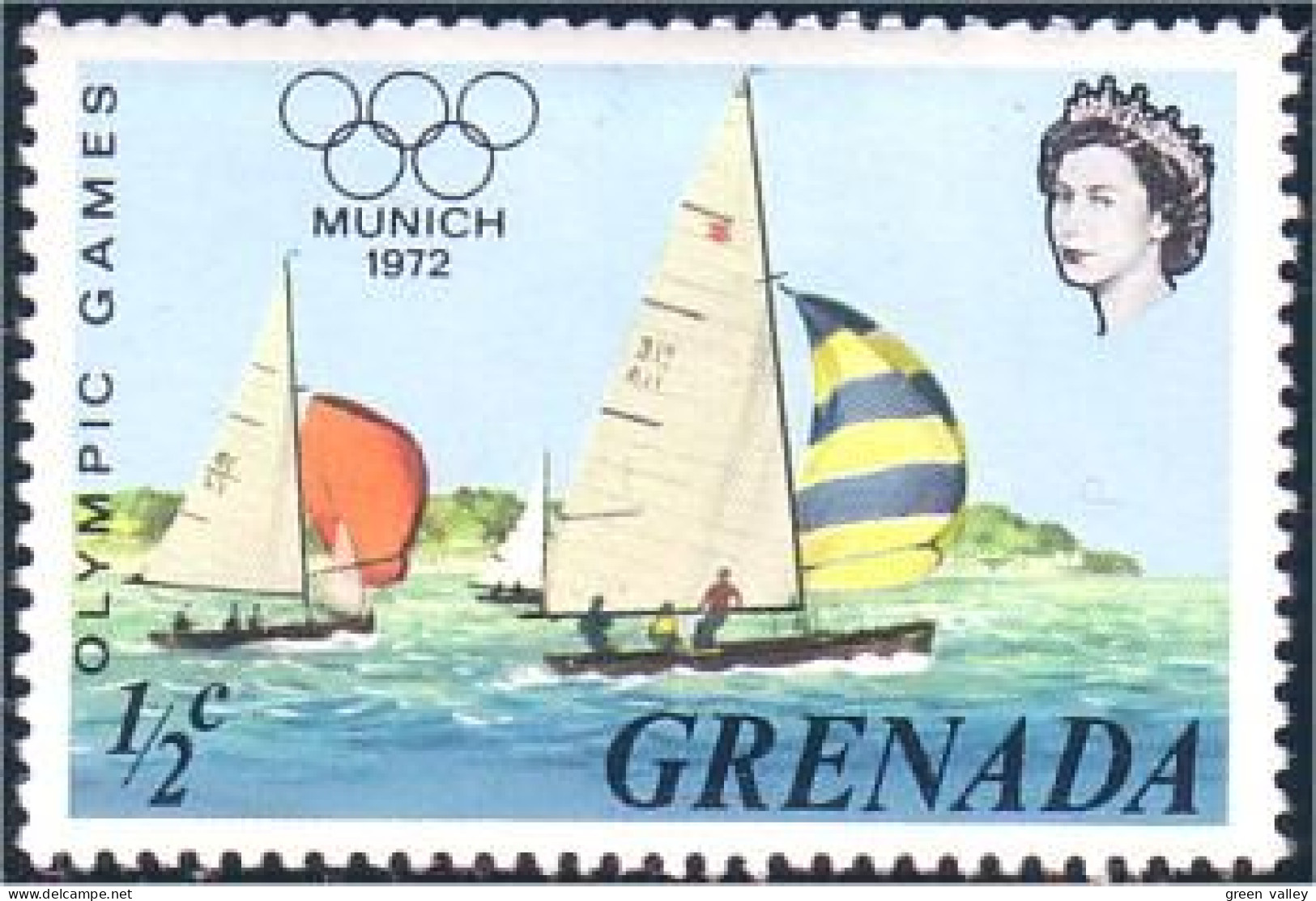 460 Grenada Munich 72 Voilier Sailing Ship MNH ** Neuf SC (GRE-3a) - Granada (...-1974)