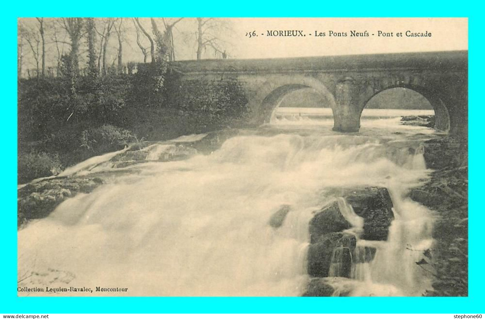 A836 / 519 22 - MORIEUX Les Ponts Neufs Pont Et Cascade - Morieux