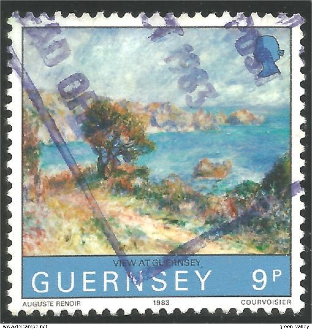 468 Guernsey Tableau Renoir Painting View Vue (GUE-70a) - Guernesey