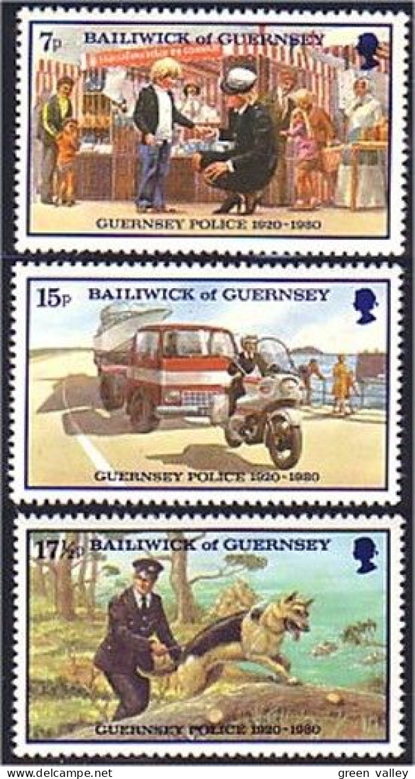 468 Guernsey Police Moto Motorcycle MNH ** Neuf SC (GUE-34a) - Guernesey