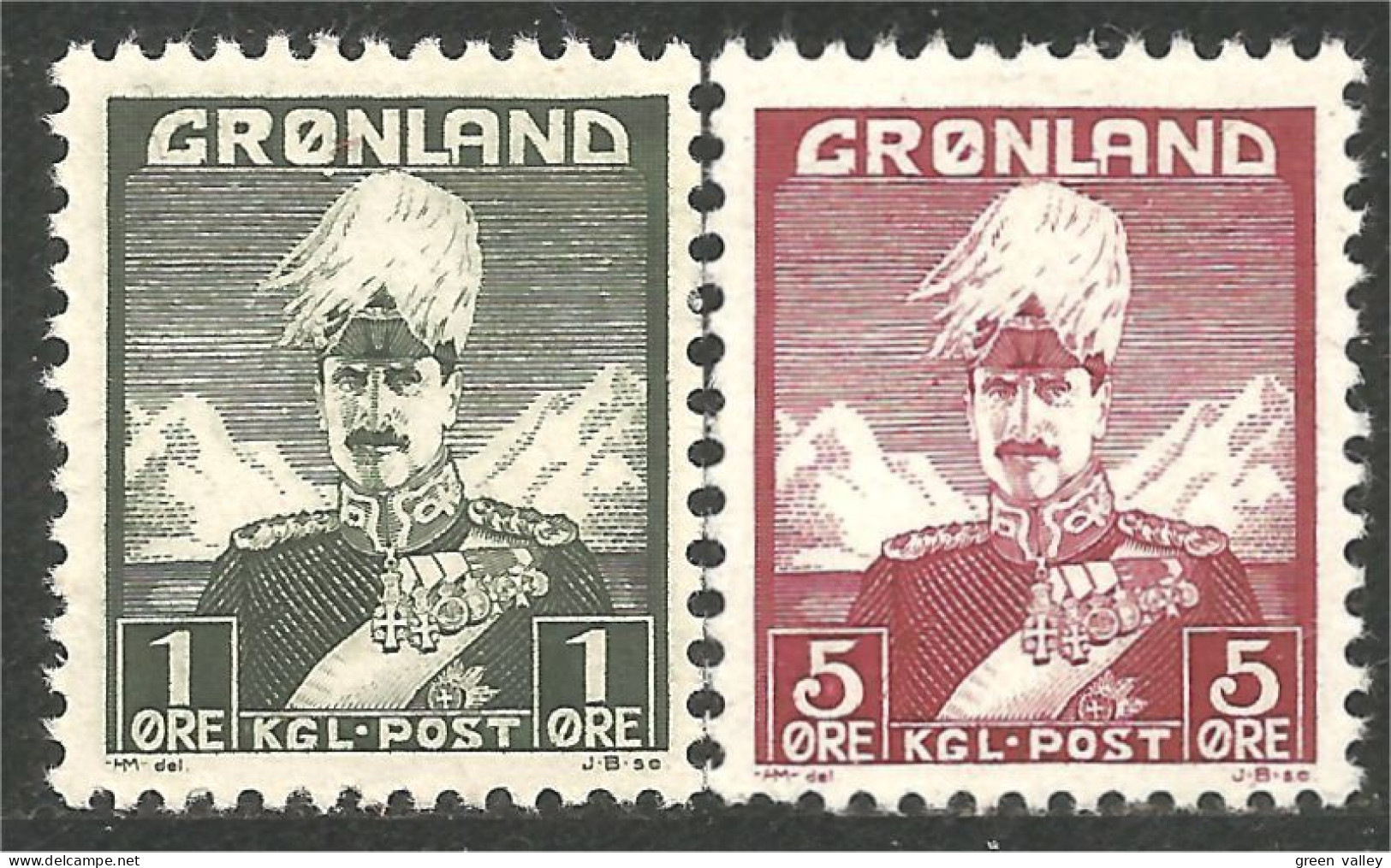 464 Greenland Christian X MH * Neuf (GRN-14) - Unused Stamps