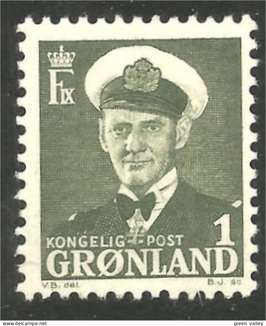 464 Greenland Frederik IX MH * Neuf (GRN-11) - Unused Stamps