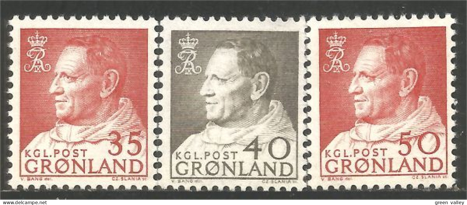 464 Greenland King Roi Frederik IX MNH ** Neuf SC (GRN-8) - Nuovi