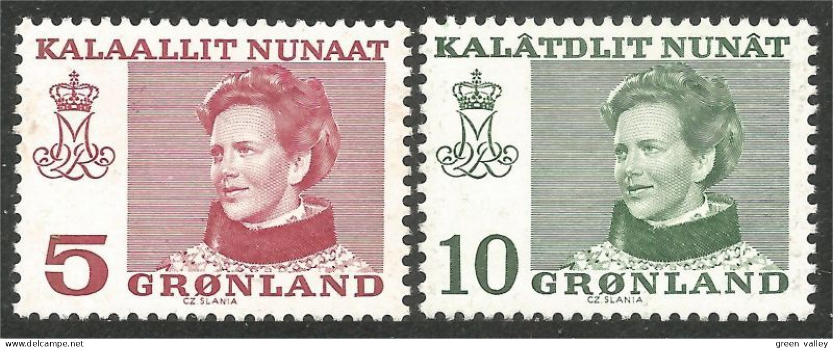 464 Greenland Queen Reine Margrethe MH * Neuf (GRN-6) - Ongebruikt
