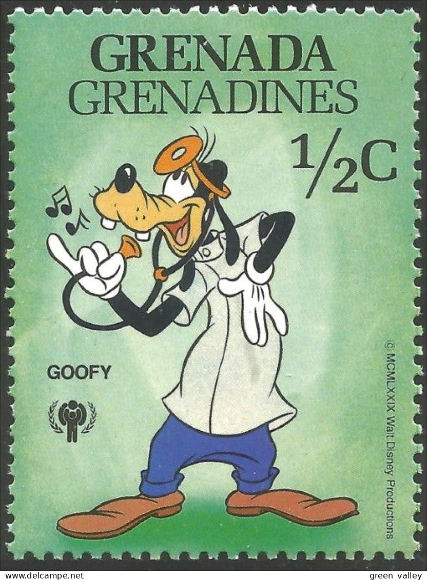 462 Grenada Goofy Dingo Docteur Docteur Medecin Medecine MNH ** Neuf SC (GRG-75) - Médecine