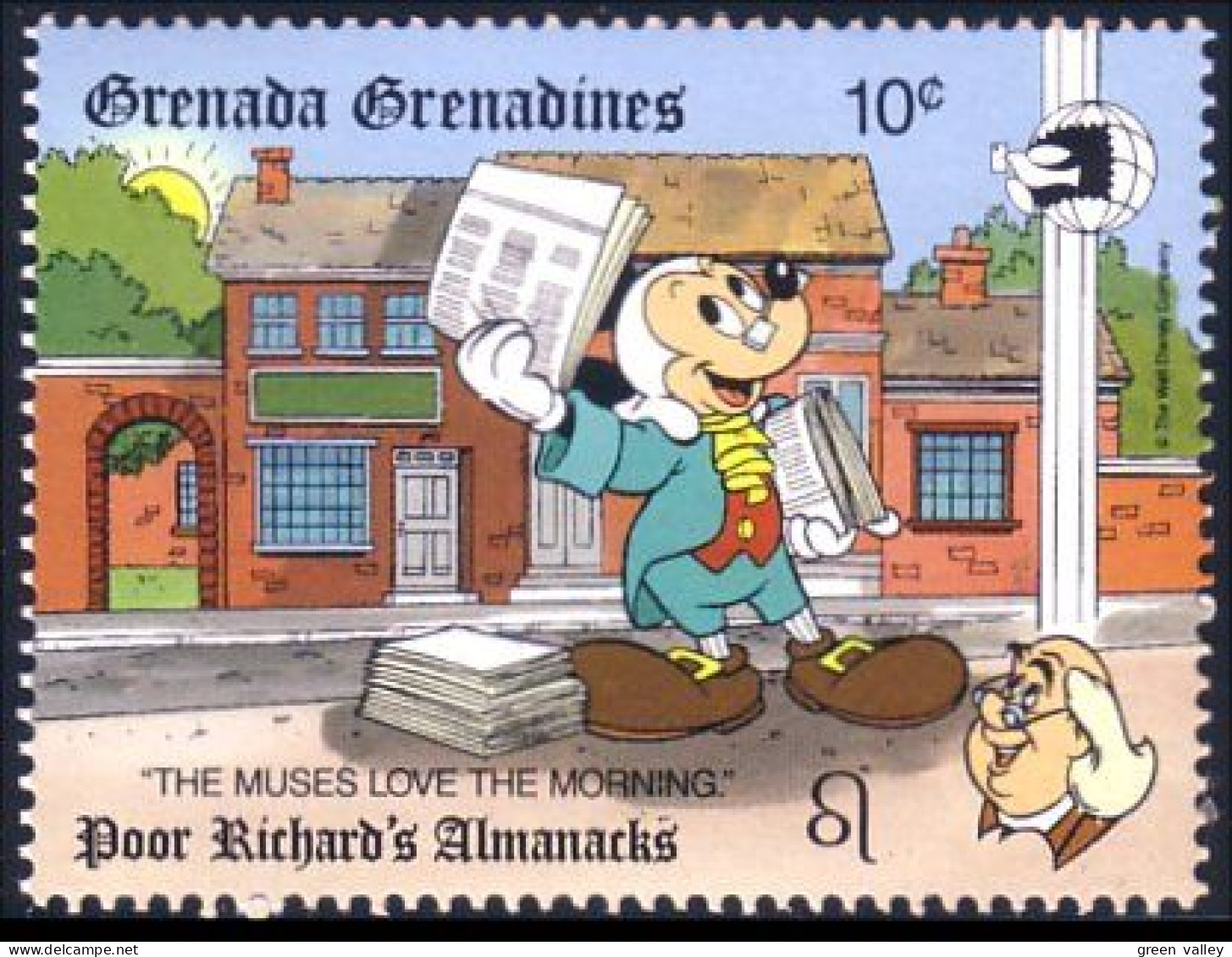 462 Disney Grenada Newspaper Journal MNH ** Neuf SC (GRG-65b) - Disney