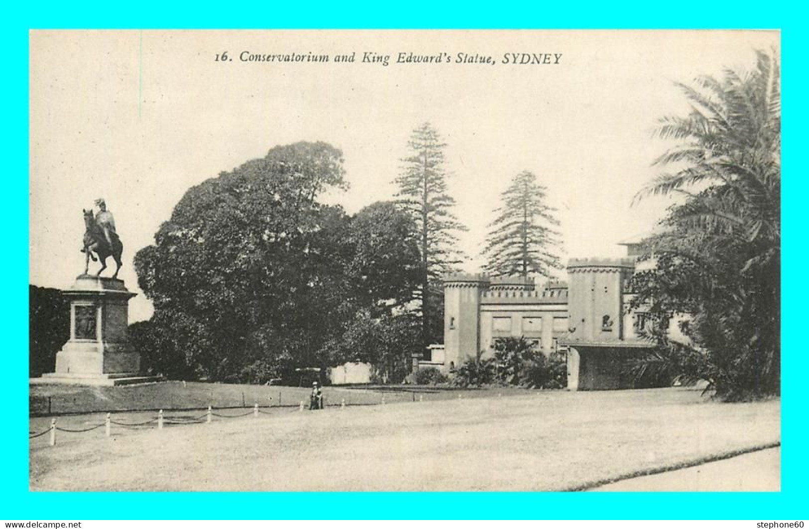A834 / 055 SYDNEY Conservatorium And King Edward's Statue - Sydney