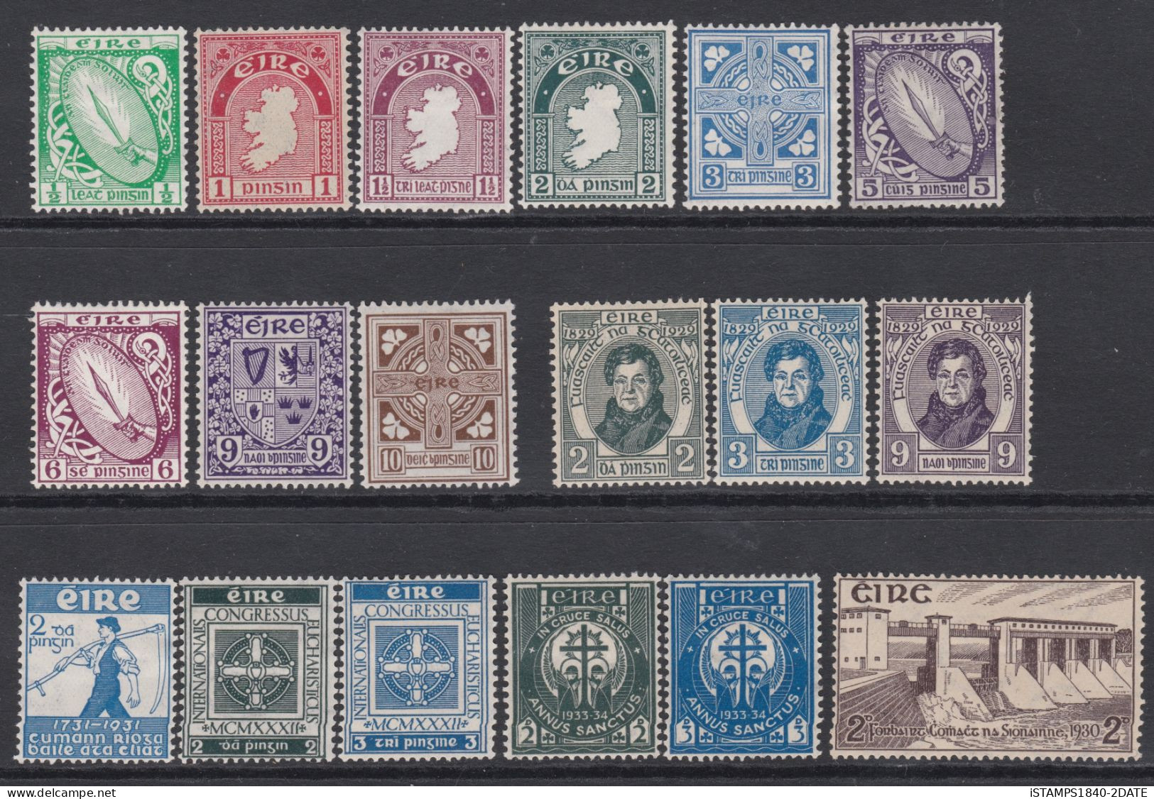 001081/ Ireland 1922/33 M/MINT Collection (18) Nice - Neufs