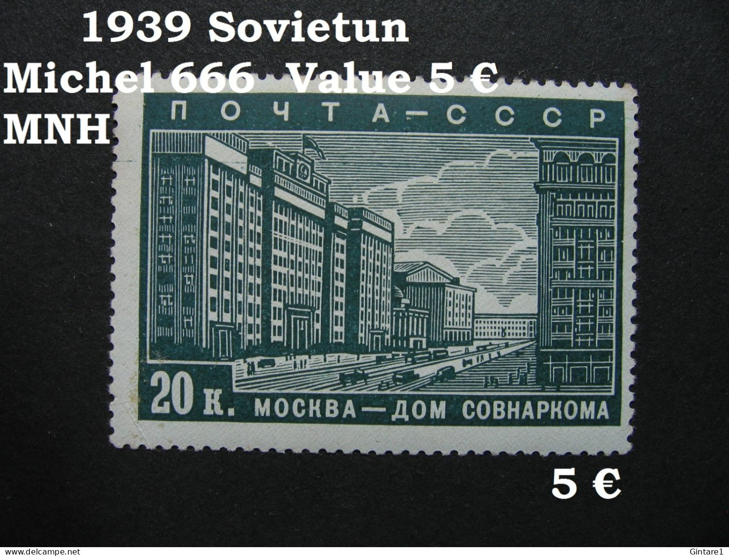 Russia Soviet 1939, Russland Soviet 1939, Russie Soviet 1939, Michel 666, Mi 666, MNH   [09] - Neufs