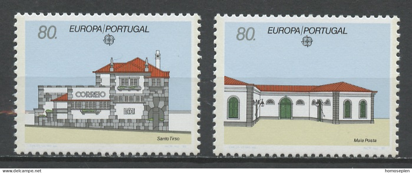 Europa CEPT 1990 Portugal Y&T N°1800 à 1801 - Michel N°1822 à 1823 *** - 1990
