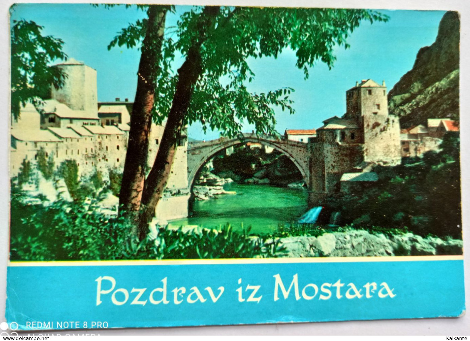 [BOSNIA H.] MOSTAR - 1964 - View Of The Old Bridge - Bosnie-Herzegovine