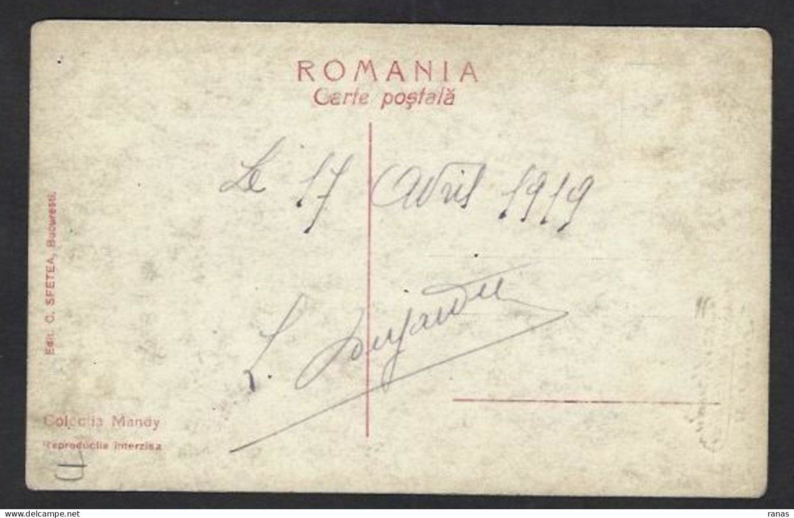 CPA Roumanie Romania Roemenie Royalty Royauté Voir Scan Du Dos - Romania