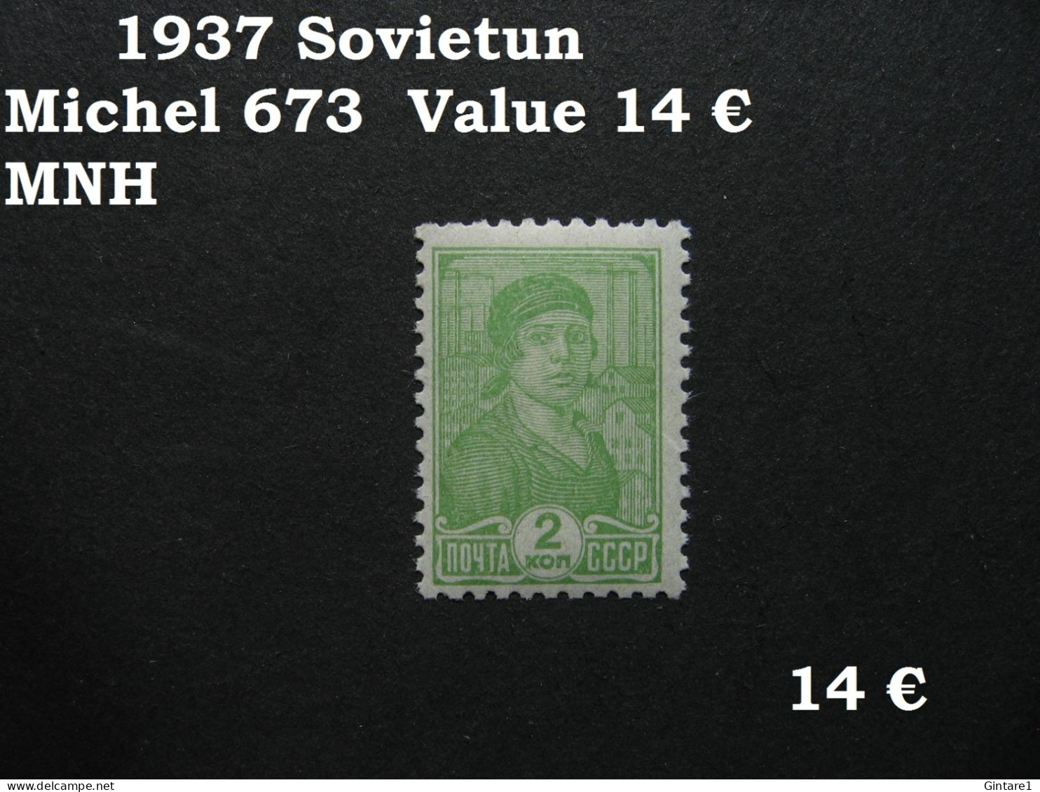 Russia Soviet 1937, Russland Soviet 1937, Russie Soviet 1937, Michel 673, Mi 673, MNH   [09] - Neufs