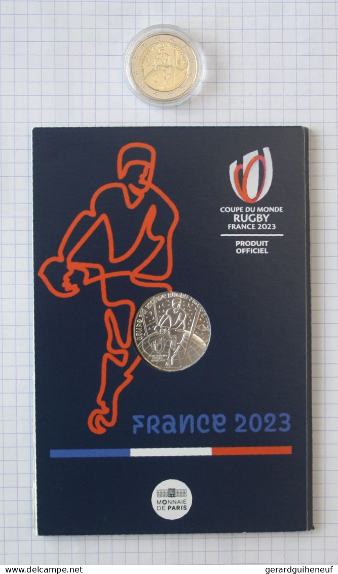 Pack Coupe Du Monde De Rugby 2023 - 10 € ARGENT + 2 € Commémo. BU - Lots & Kiloware - Coins