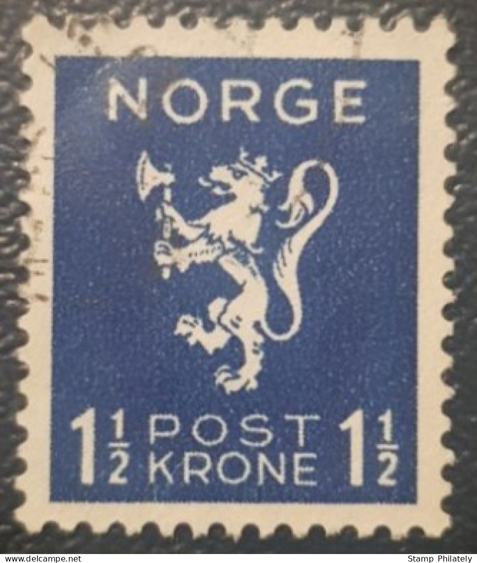 Norway Lion 1.50Kr Used Stamp Classic - Usati