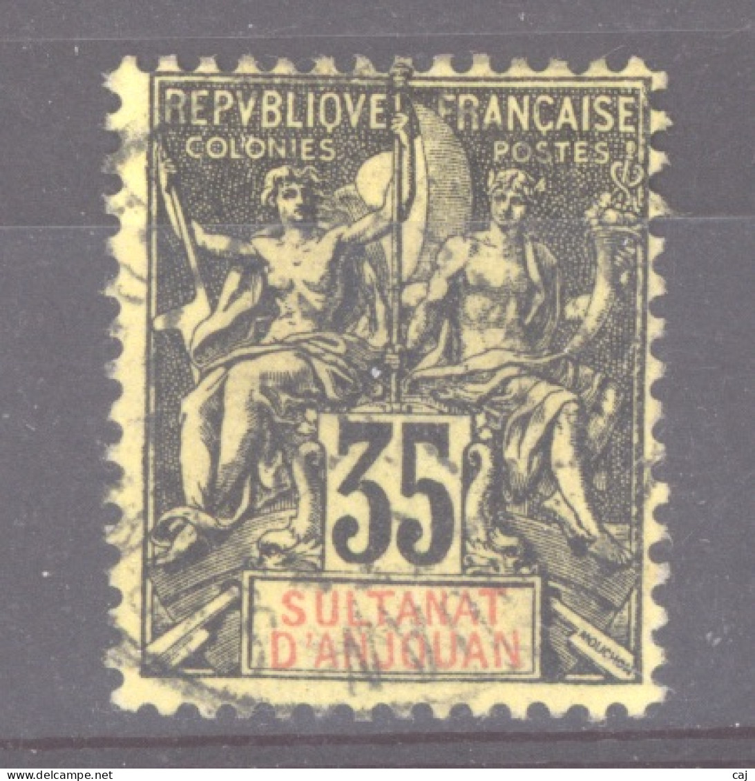 Anjouan  :  Yv  17  (o) - Used Stamps