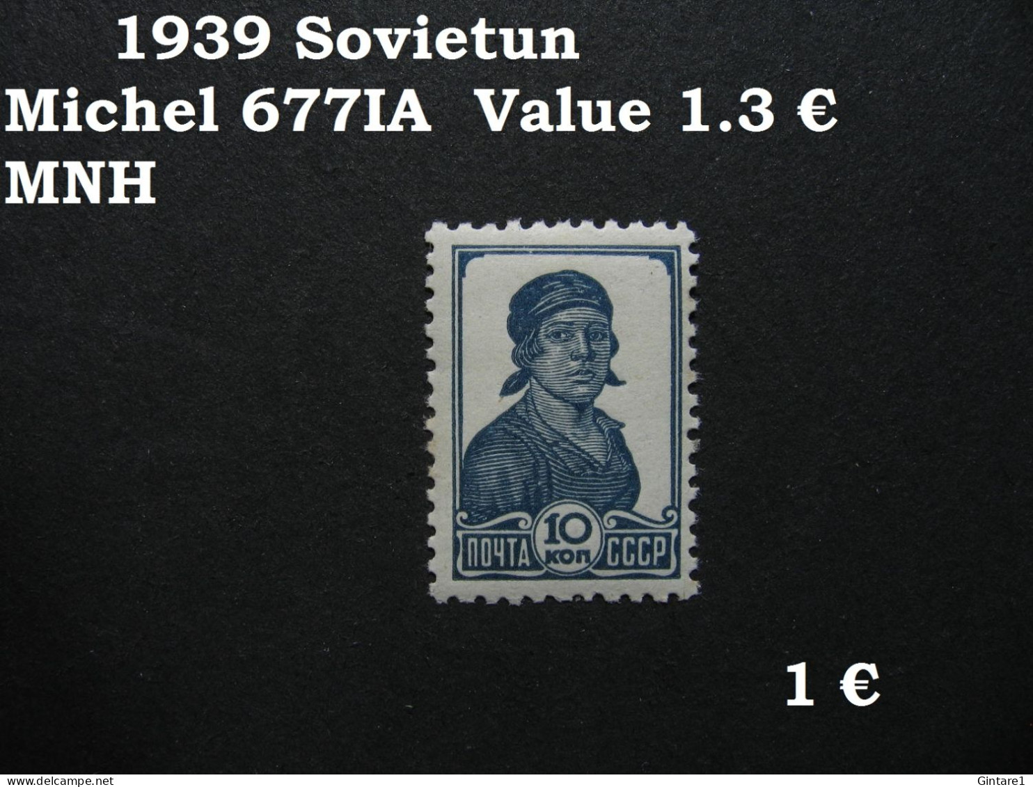 Russia Soviet 1939, Russland Soviet 1939, Russie Soviet 1939, Michel 677IA, Mi 677IA, MNH   [09] - Ungebraucht