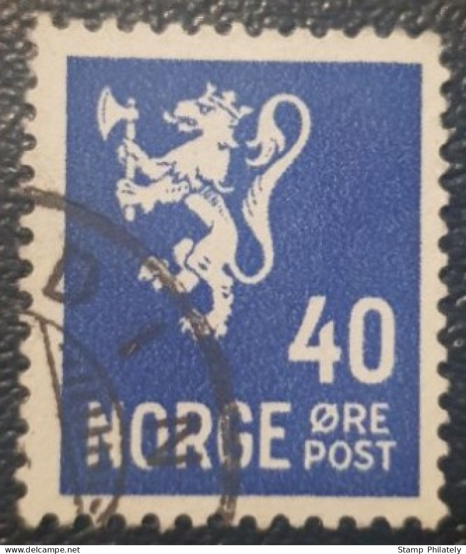 Norway Lion 55 Used Stamp Classic - Used Stamps