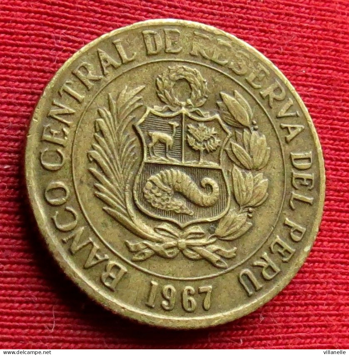 Peru 1/2 Half Sol De Oro 1967 Perou  W ºº - Perú