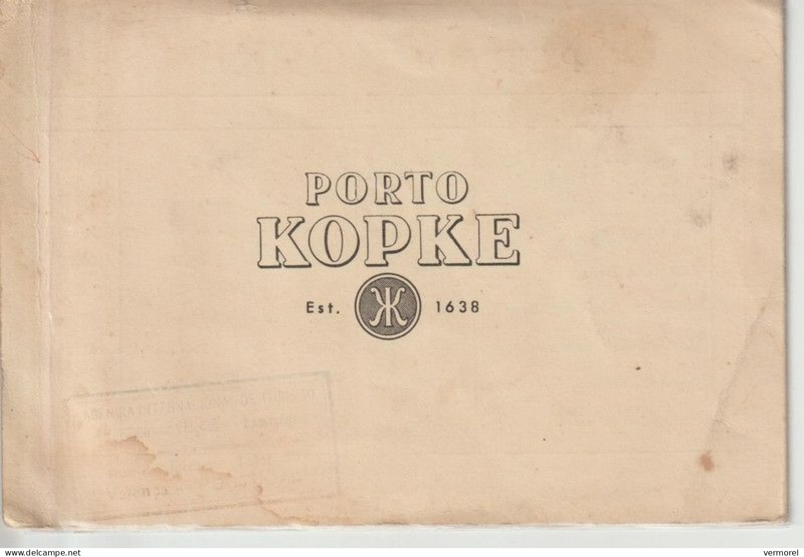 PORTO KOPKE 11cm X 16cm - Alcools