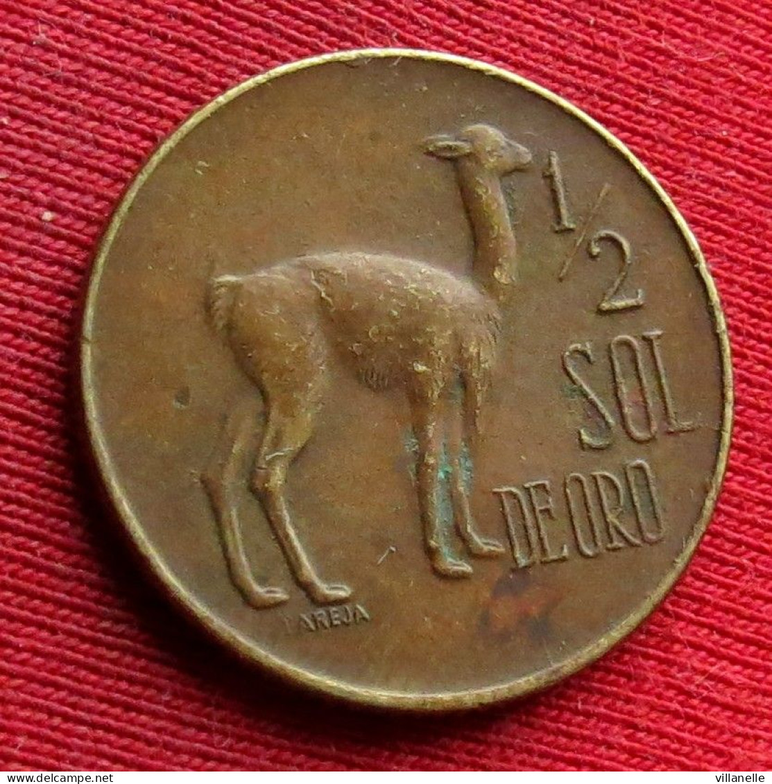 Peru 1/2 Half Sol De Oro 1973 Perou  W ºº - Perú