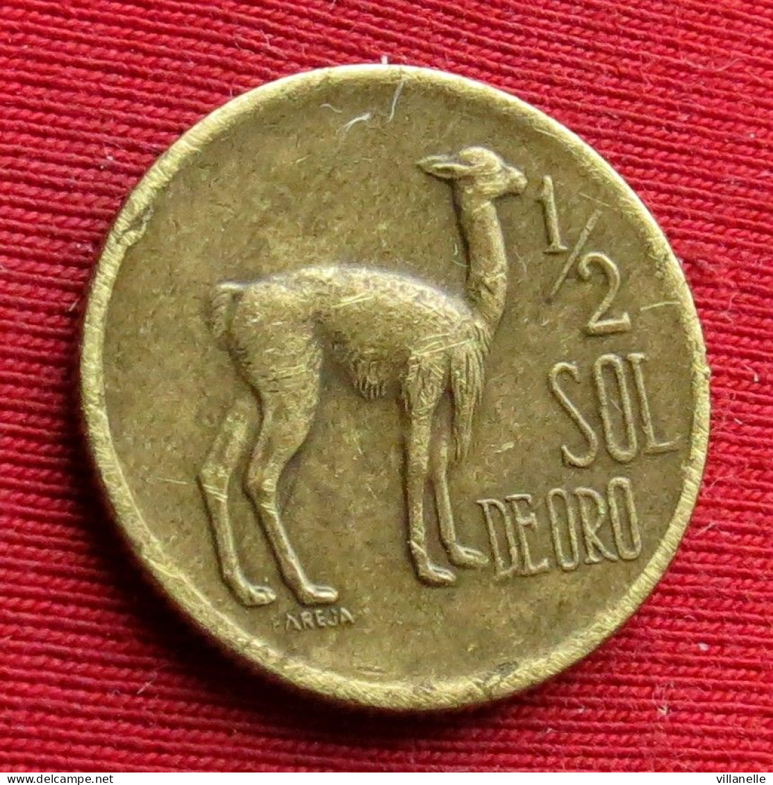 Peru 1/2 Half Sol De Oro 1975 Perou  W ºº - Perú