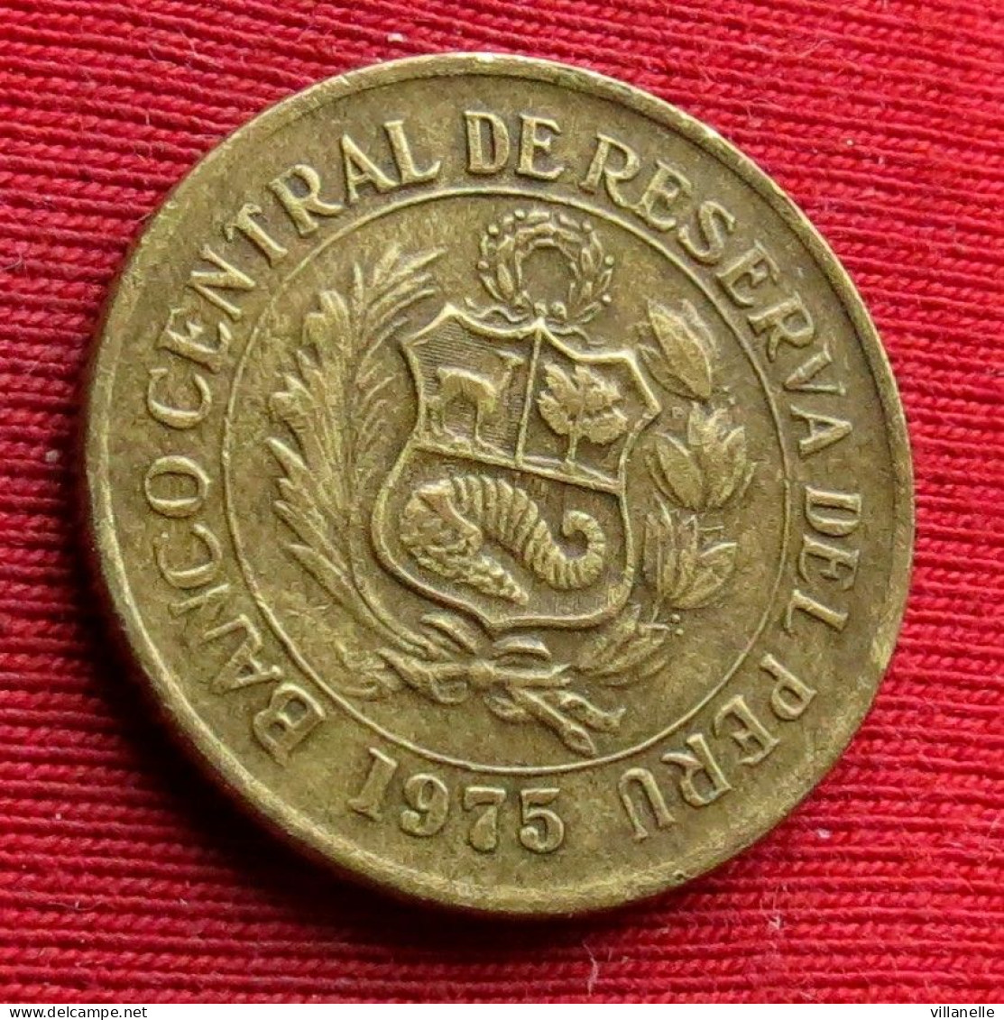 Peru 1/2 Half Sol De Oro 1975 Perou  W ºº - Perú