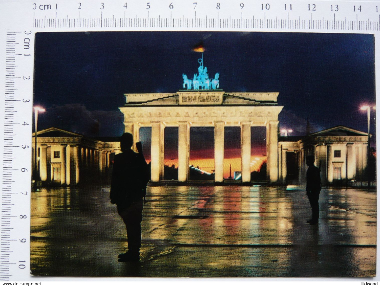 Berlin Nachts Am Brandenburger Tor - Brandenburger Deur