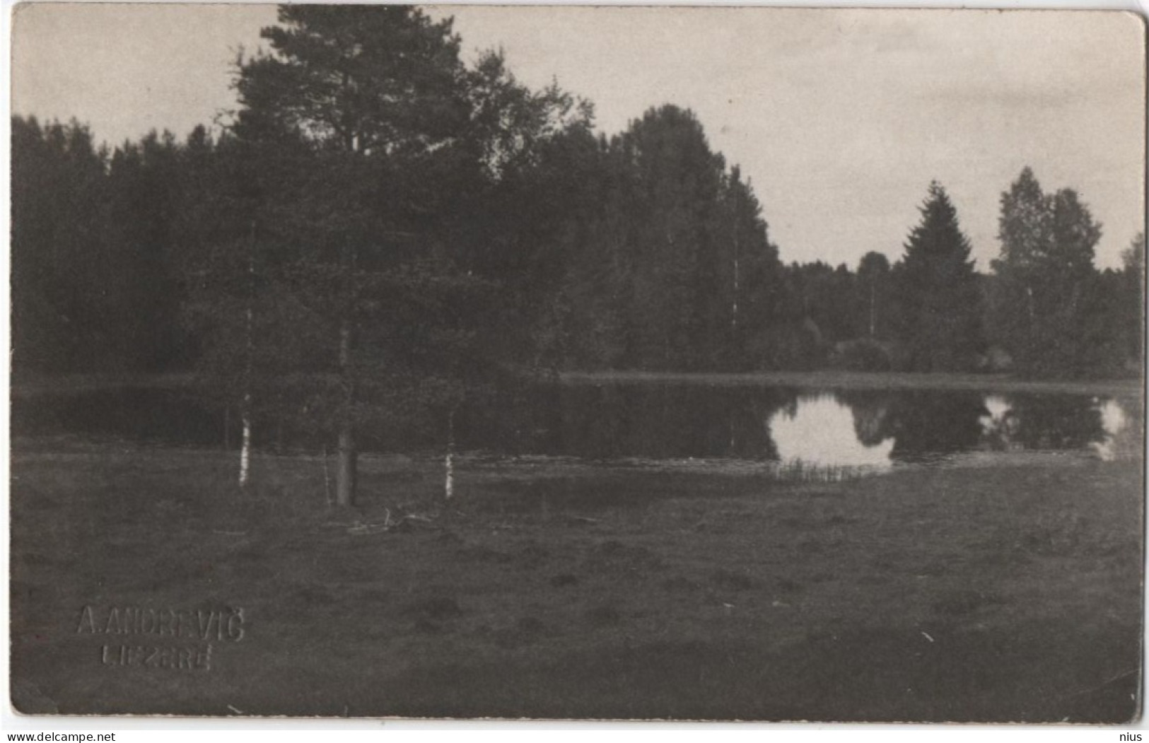 Latvia 1926 Liezere, Canceled In Gesvaine - Lettland