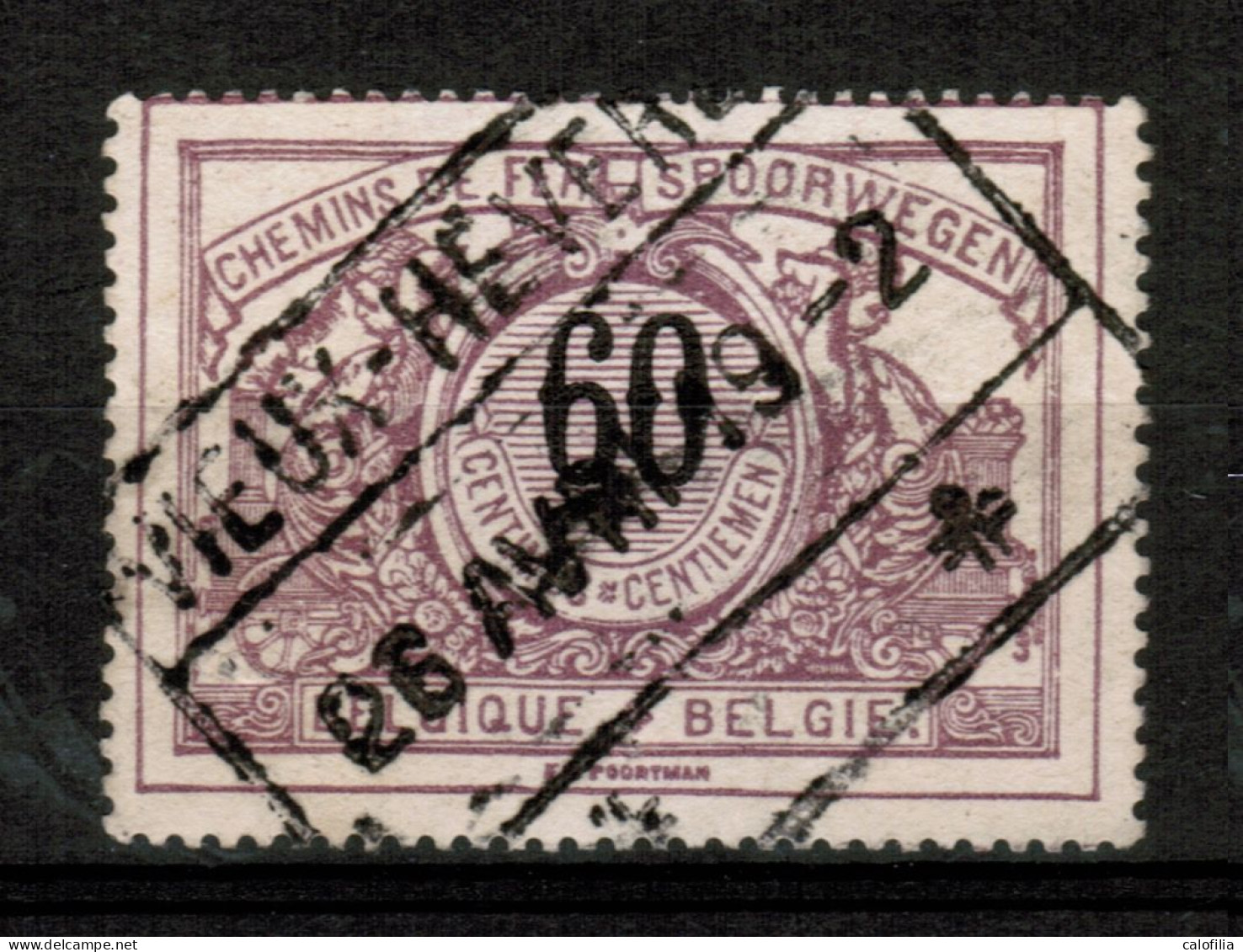 CHEMINS DE FER TR 22, Obliteration Centrale, VIEUX HEVERLEE/Oud-Heverlee, R.R.RARE - Autres & Non Classés