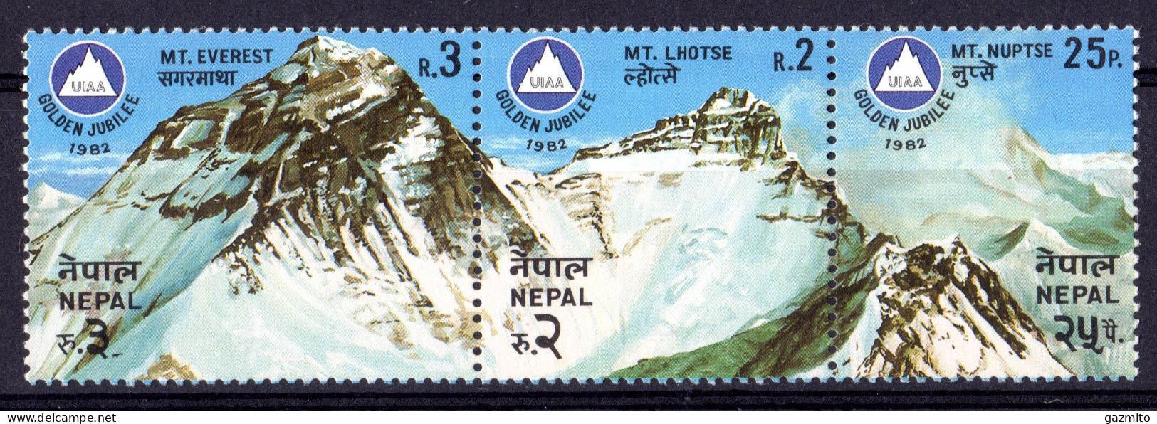 Nepal 1982, Mountains, Alpinism, 3val - Népal